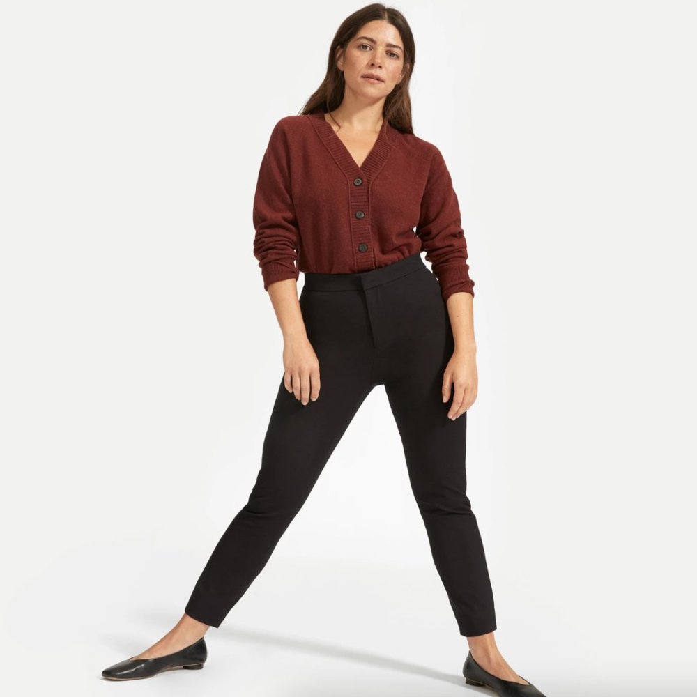 NWT: Everlane The Fixed-Waist Stretch Cotton Pant